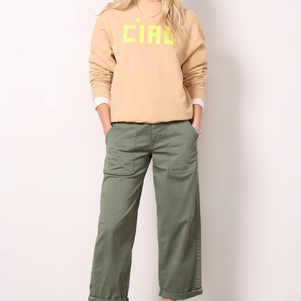 Clare V. NWT Sweatshirt 'CIAO' Print - Picture 5 of 5